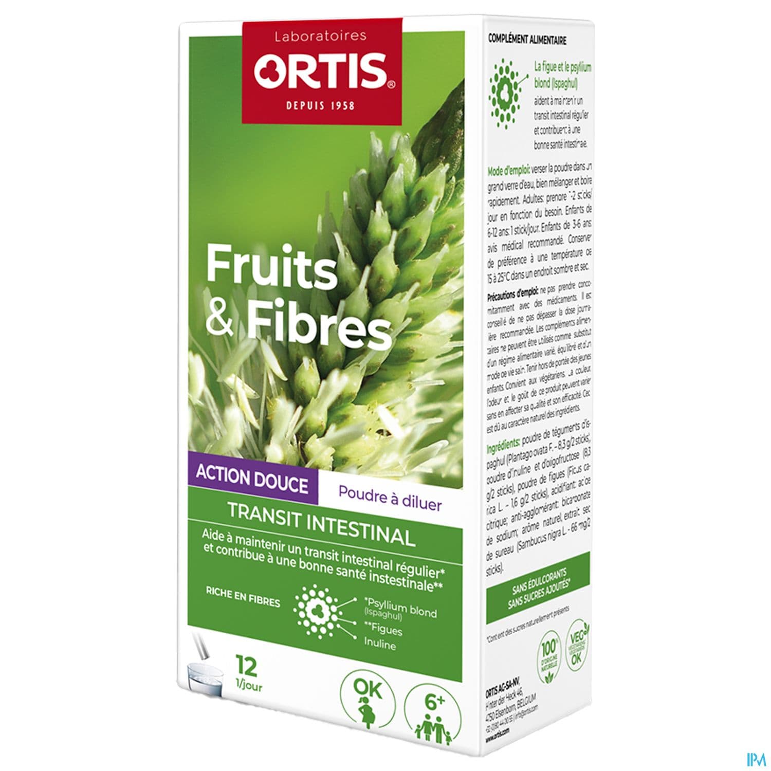ORTIS FRUIT/FIB TRANS FORT 12