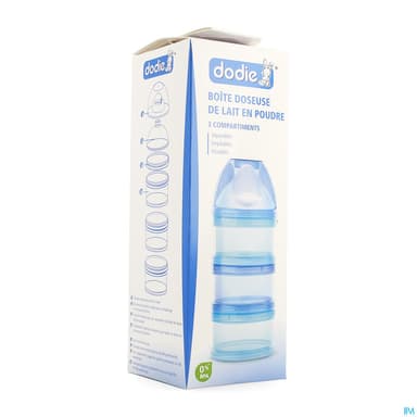 Dodie Boite Doseuse Lait Poudre Garcon Bleu