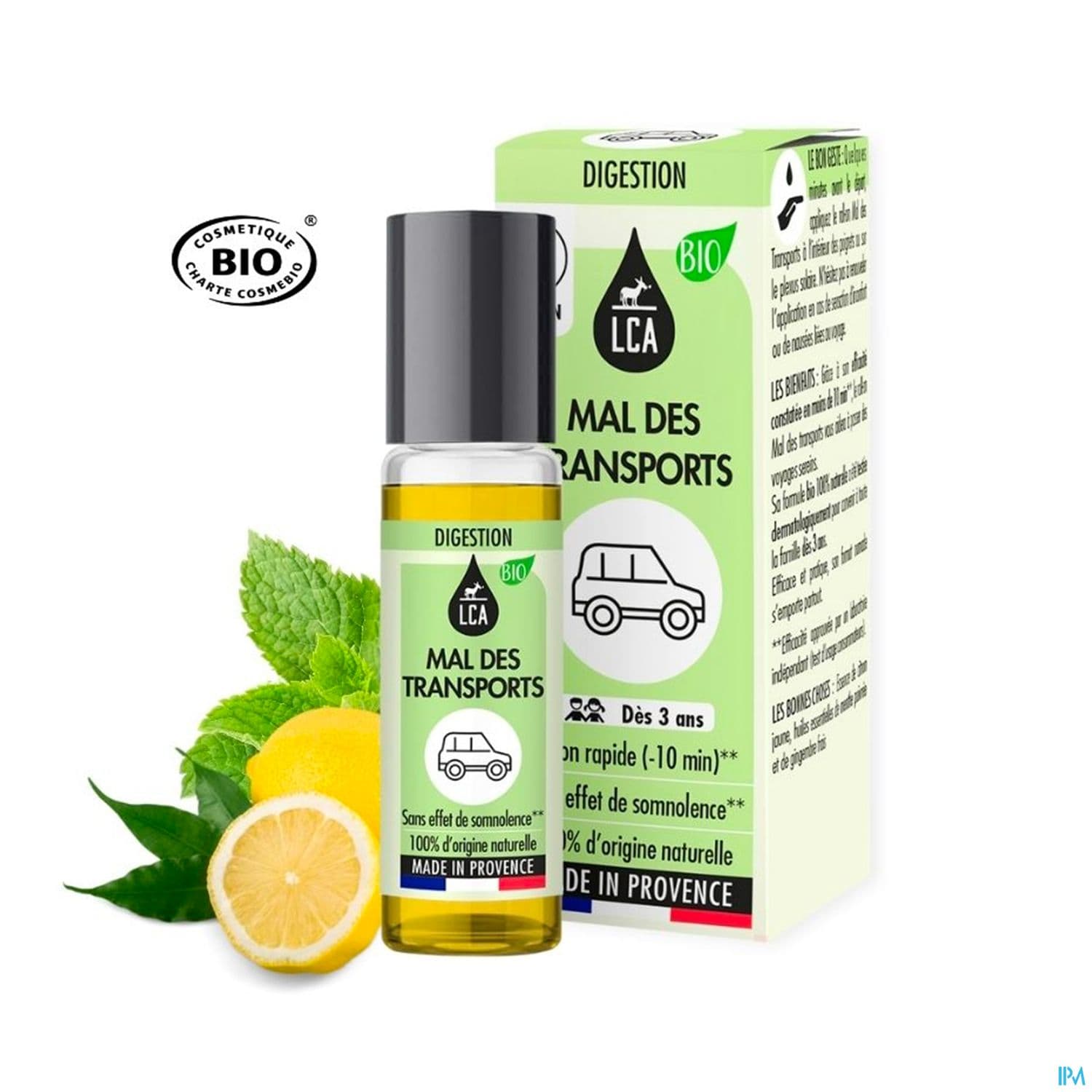 Lca Roll On Mal Des Transports Bio 10ml