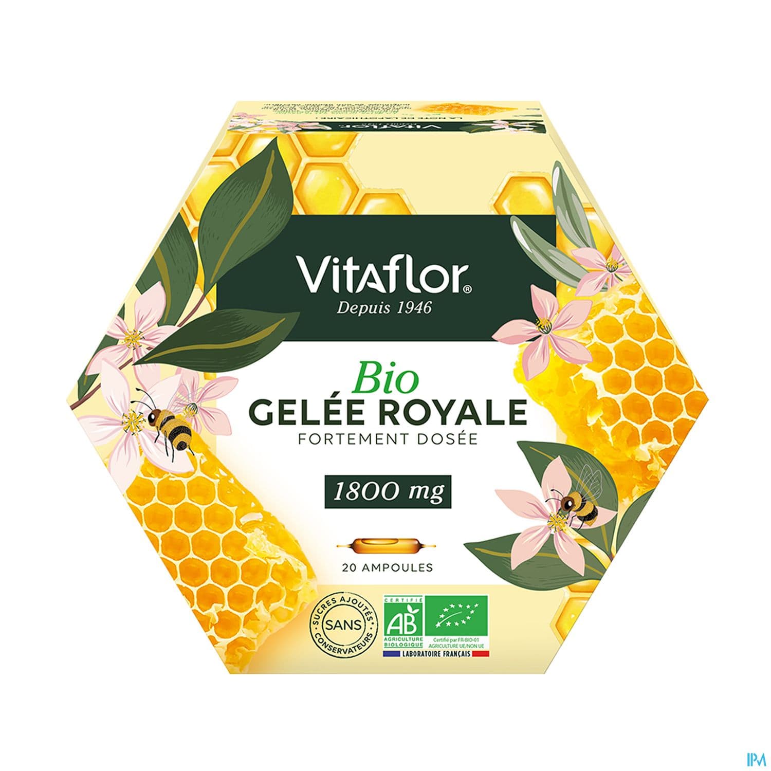 Vitaflor Bio Gelee Royale 1800mg Ampoule 10ml 20