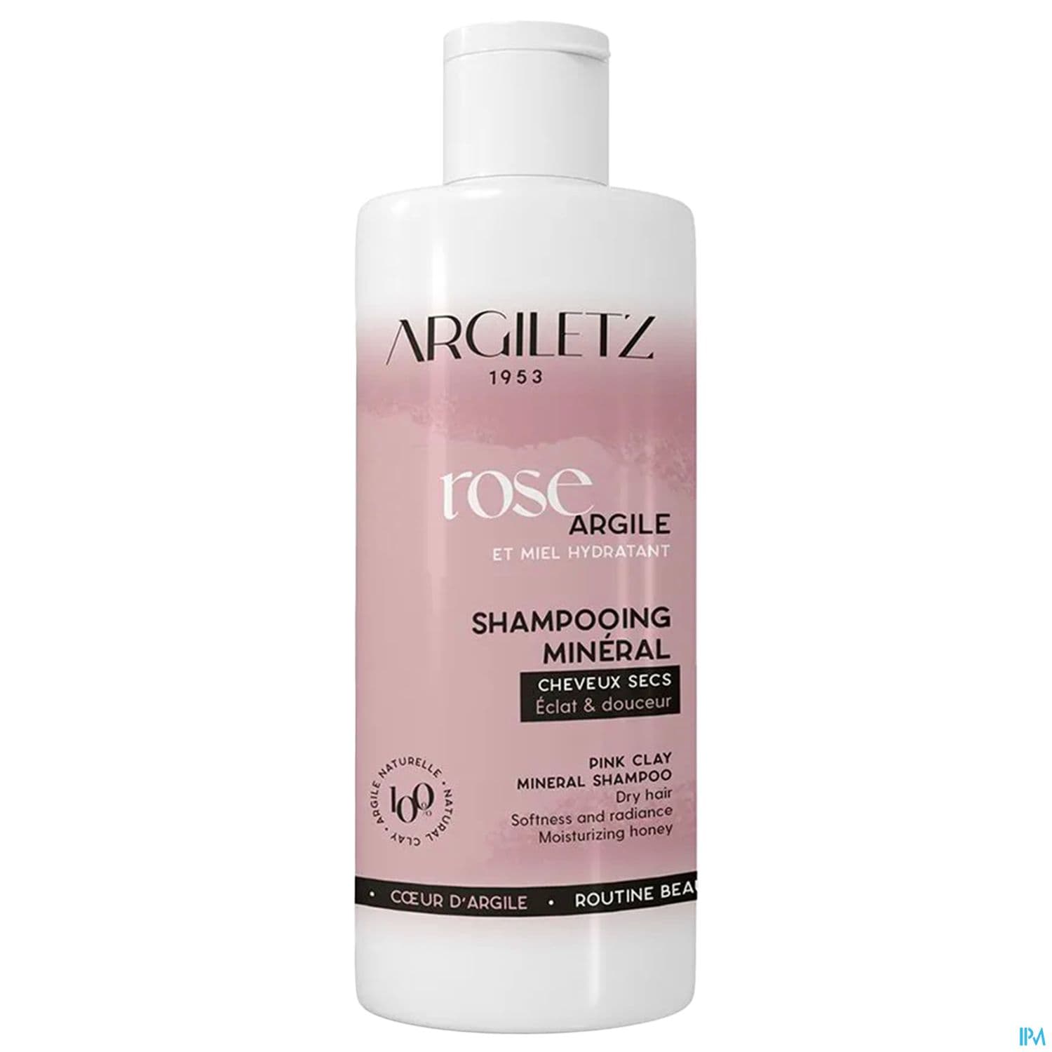 Argiletz Coeur Argile Shampooing Cheveux Secs Argile Rose 200ml