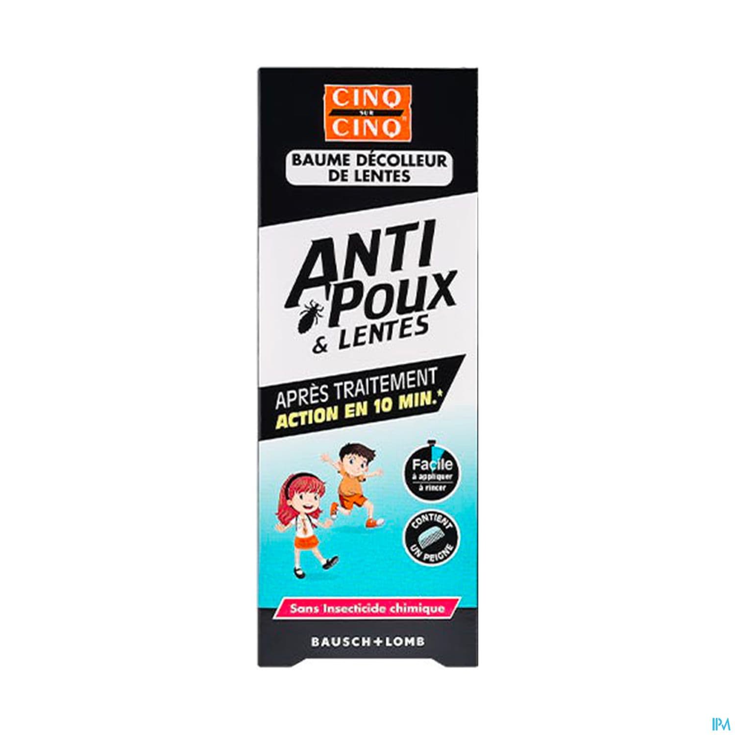 CINQ /CINQ DECOL LENTE 60ML+PEIGNE — Pharmacie Chartreuse