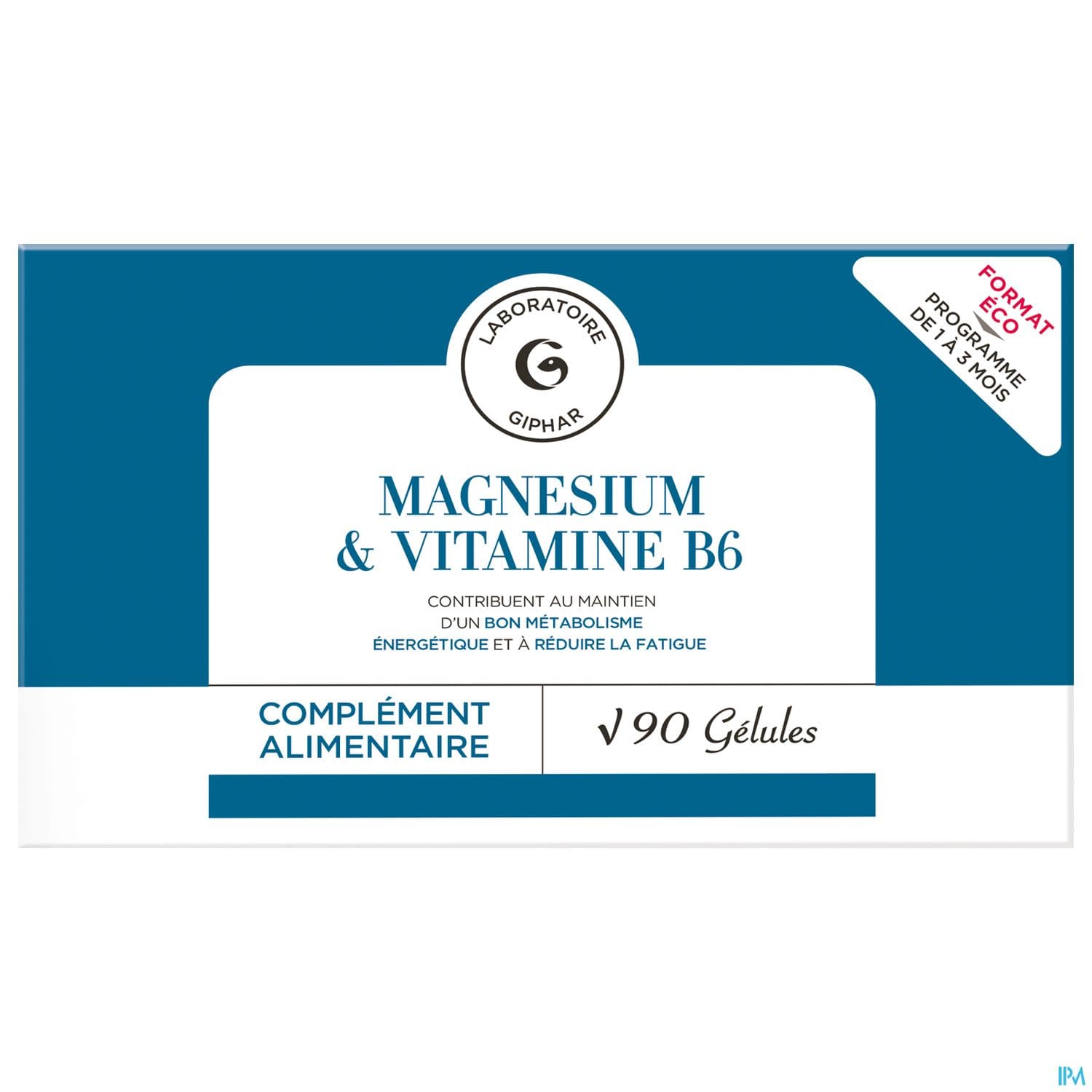 GIPHAR MAGNESIUM/VIT B6 GELULE 90