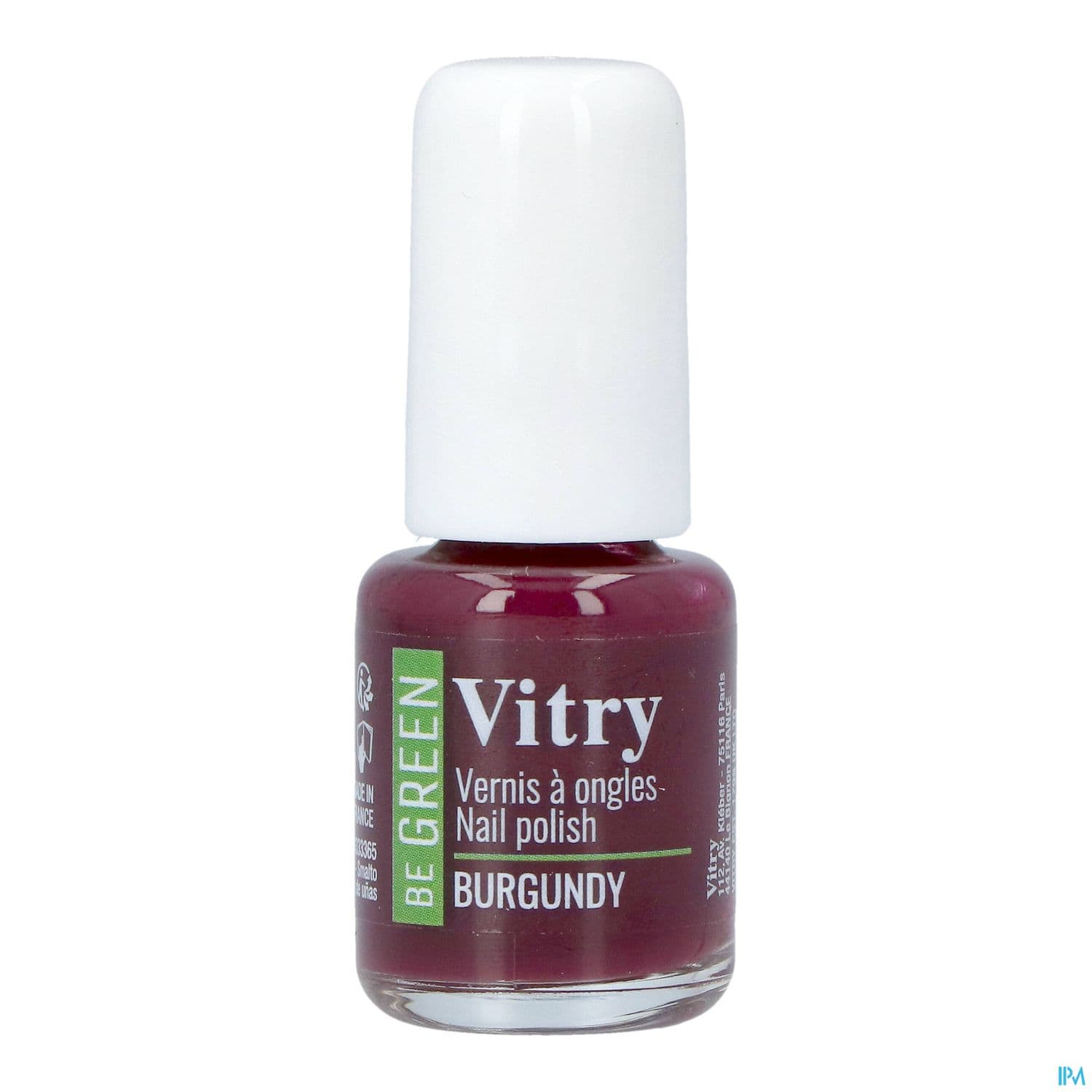 Vitry Be Green Vernis Ongles Burgundy 6ml