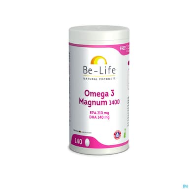 BE-LIFE OMEGA3 MAGNUM CAPS 140