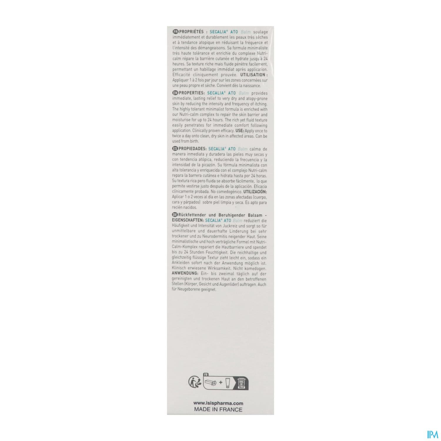 SECALIA ATO BAUME RELIPID 200ML