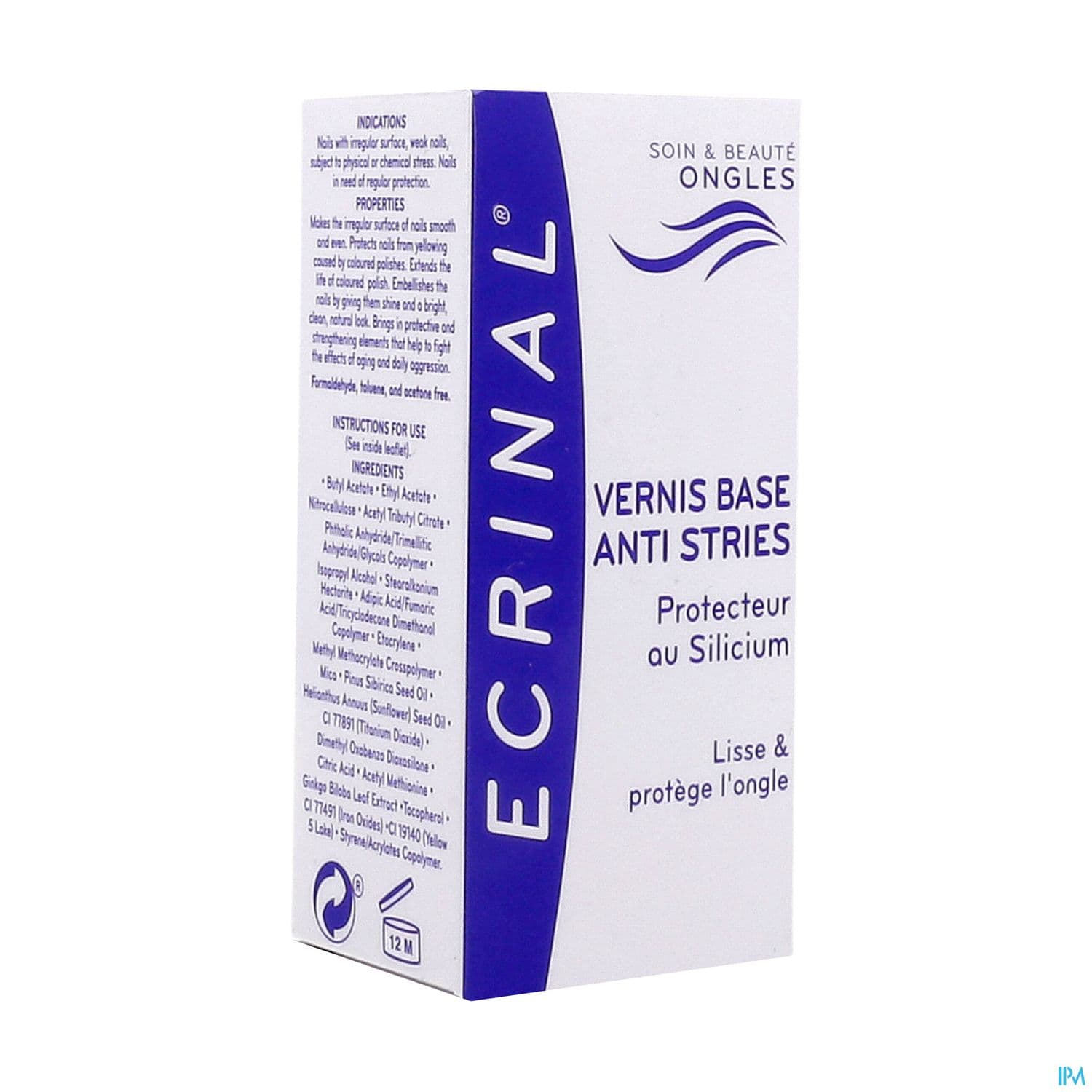 ECRINAL ONGL BASE ANT/STRIE10ML