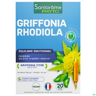 SANTAROME GRIFFONIA RHODIOLA.AMP20