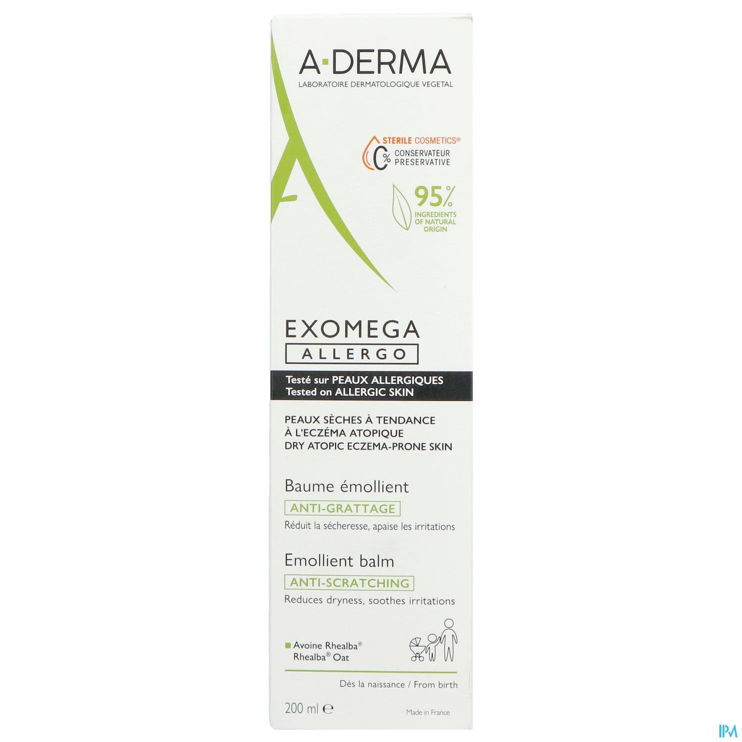 A-DERMA EXOMEGA ALLERGO 200ML