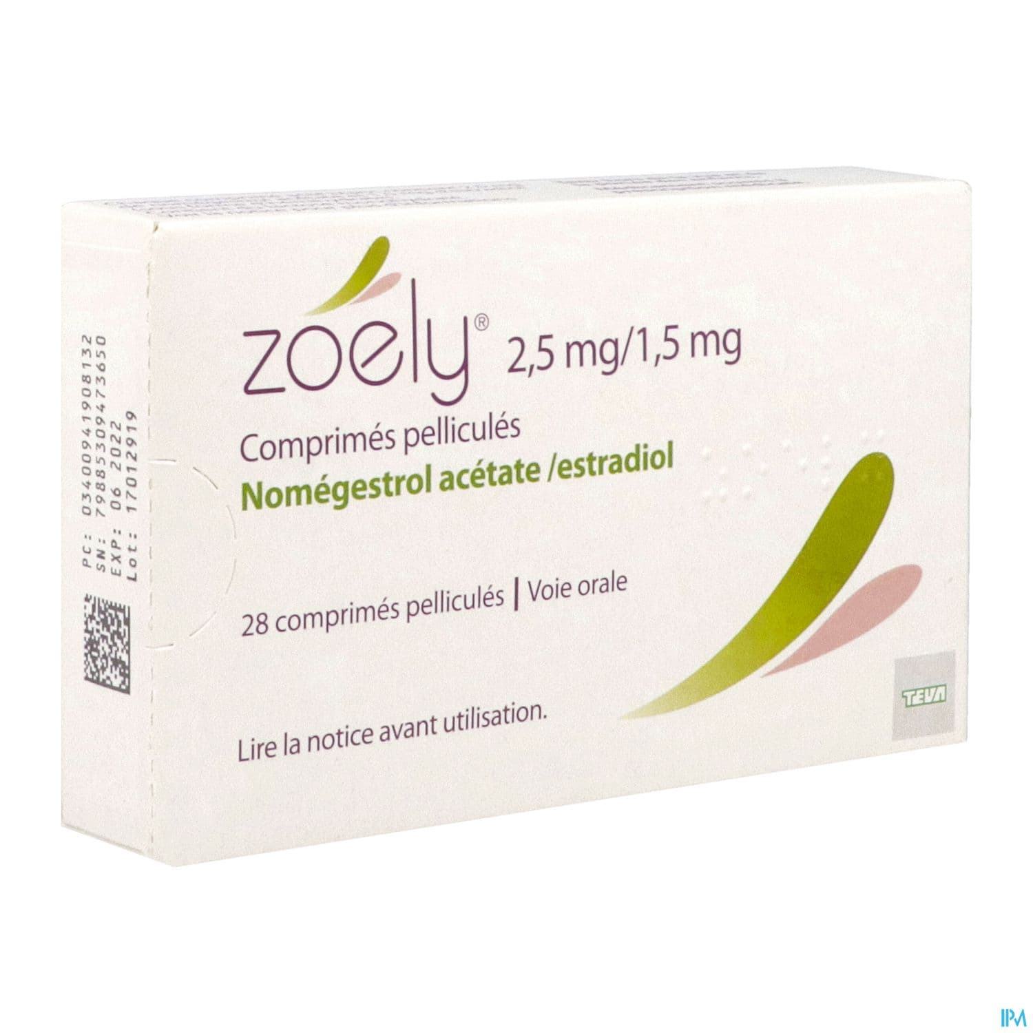 Zoely 2mg5/1mg5 Comprime 28 X1