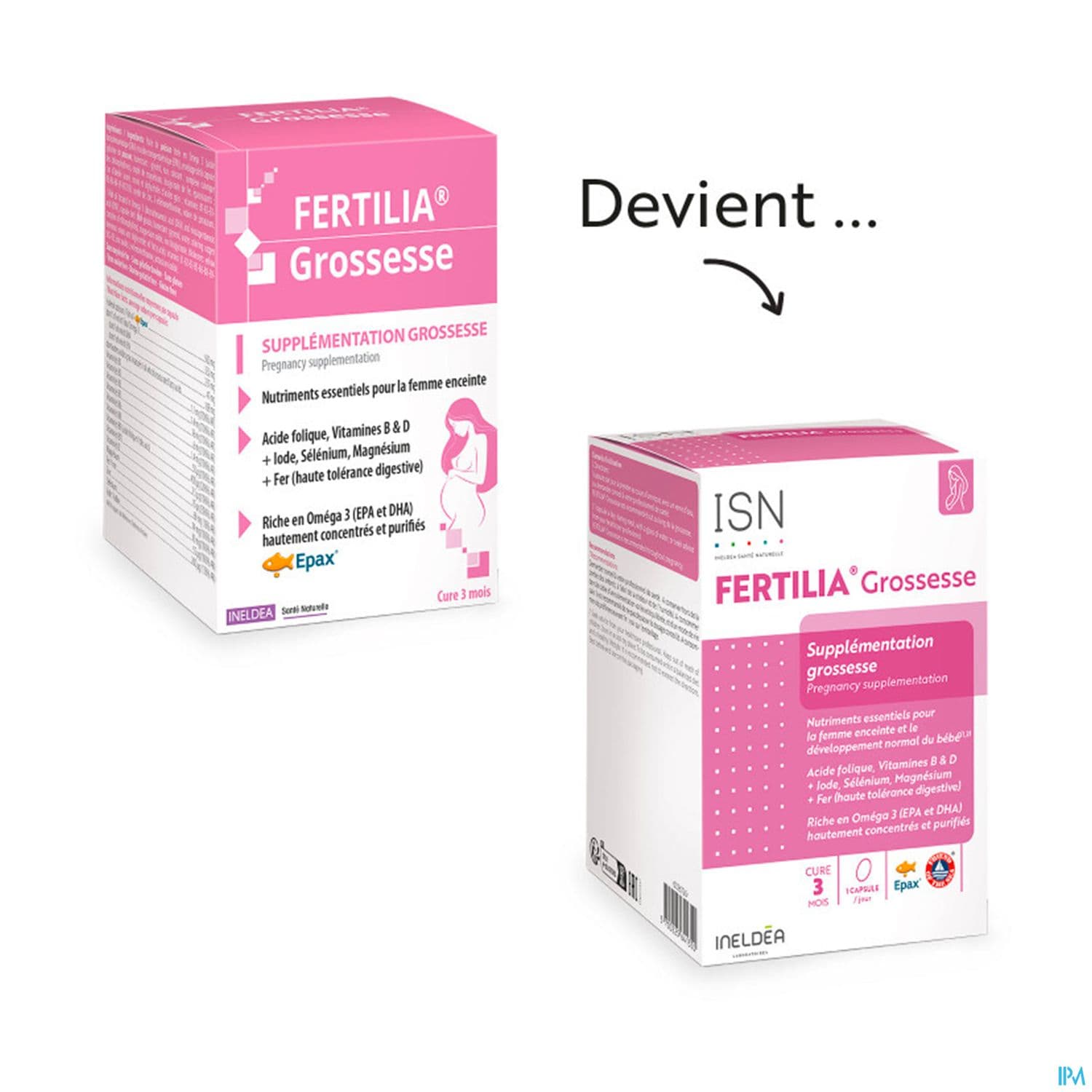 ISN FERTILIA GROSSESSE CAPS 90