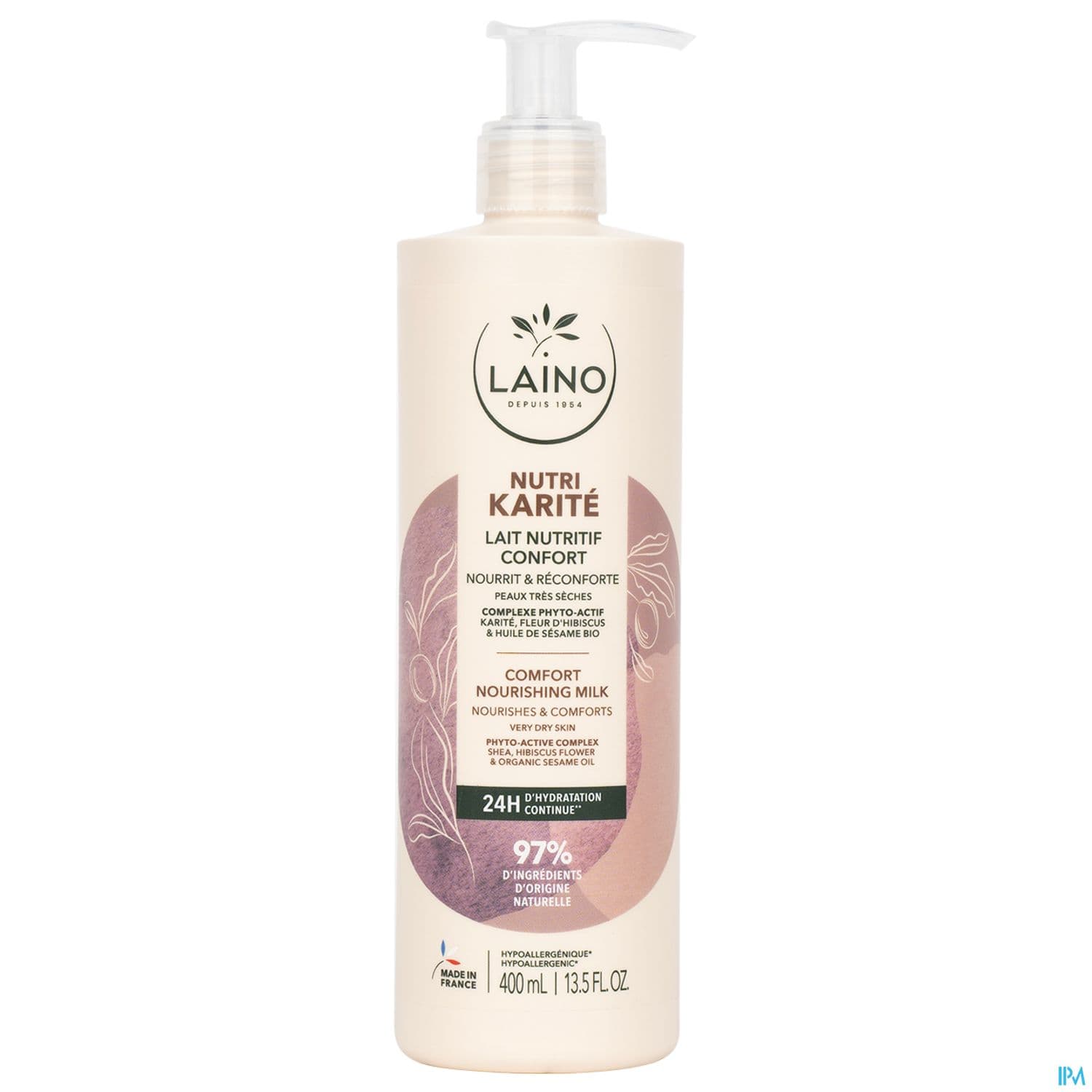 Laino Lait Nutritif Confort Karite 400ml