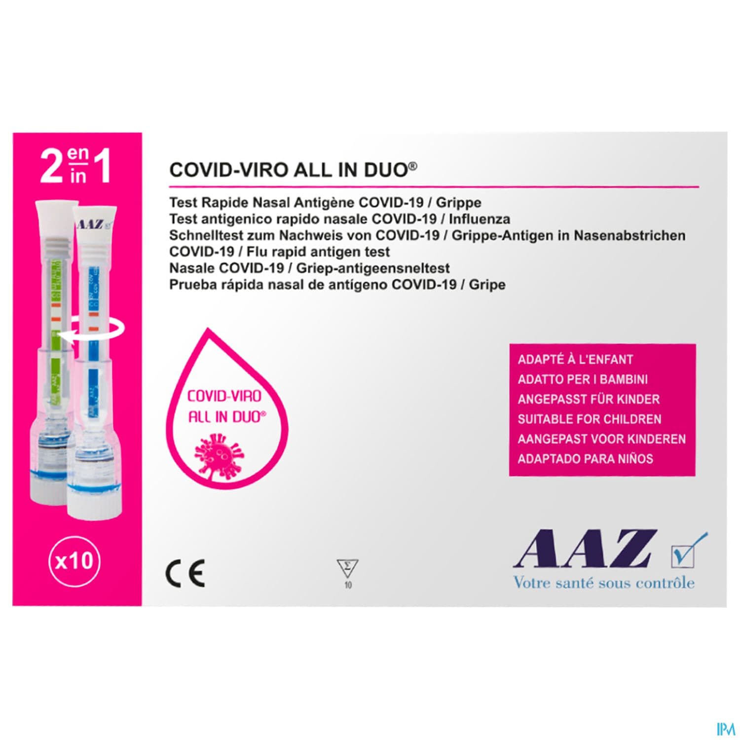 AAZ COVID-VIRO ALL IN DUO AG X10