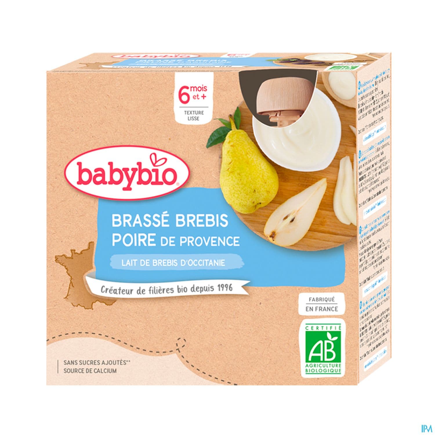 BABYBIO GOURD BRASS BREB POIR4X85G