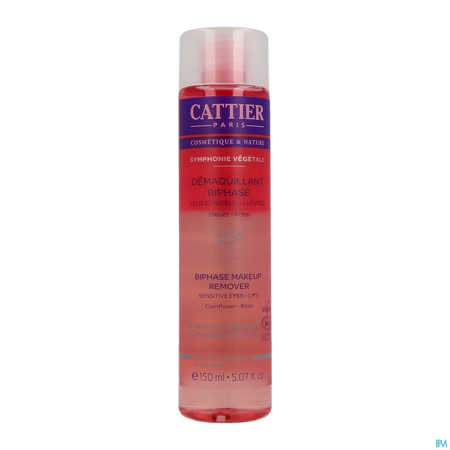 Cattier Demaquillant Biphase Yeux Levres Bio 150ml