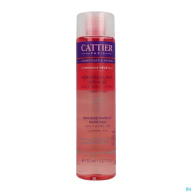 Cattier Demaquillant Biphase Yeux Levres Bio 150ml