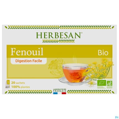 Herbesan Infusion Fenouil Bio Sechet 20