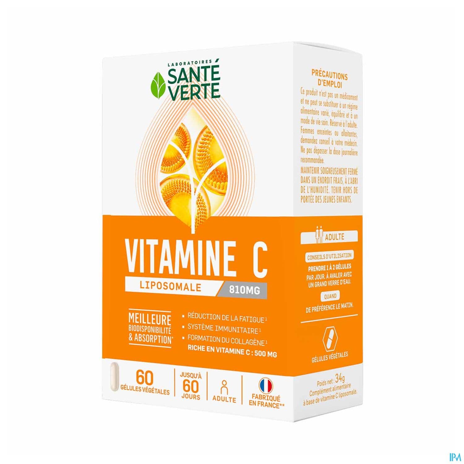 Sante Verte Vitamine C Liposomale Gelule 60