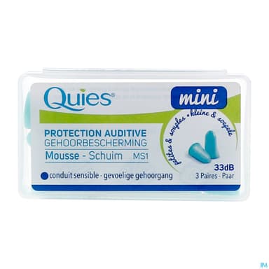 QUIES MINI PROT AUDIT MOUSS 3PAIRE