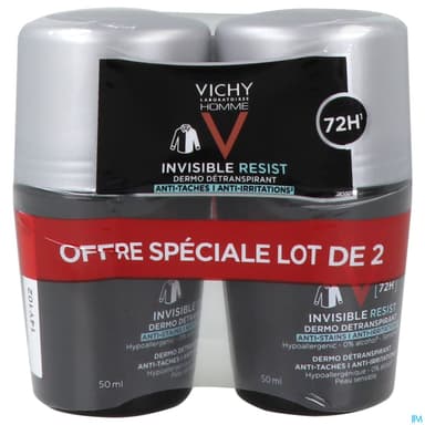 VICHY H DEO INVIS 72H ROLLON 50ML2