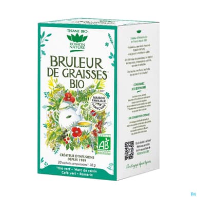 Romon Nature Complexes Bruleur Capiton Bio Infusette 1g6 20