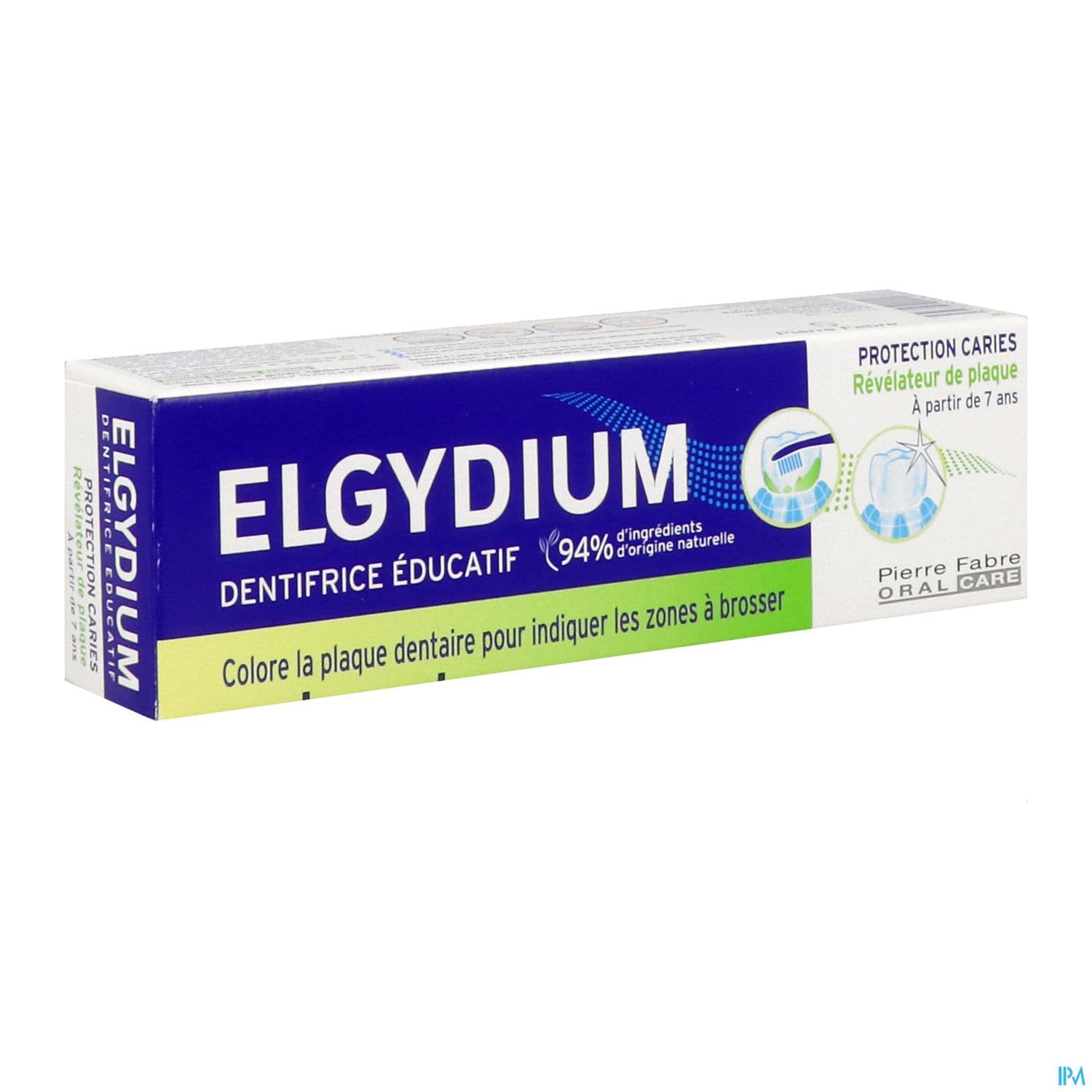 Elgydium Dentifrice Educatif Revelateur De Plaque Arome Pomme Fraiche 50ml