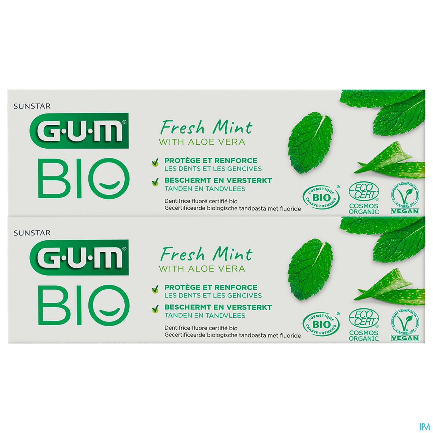 Gum Bio Gel Dentifrice Fresh Mint 75ml X2