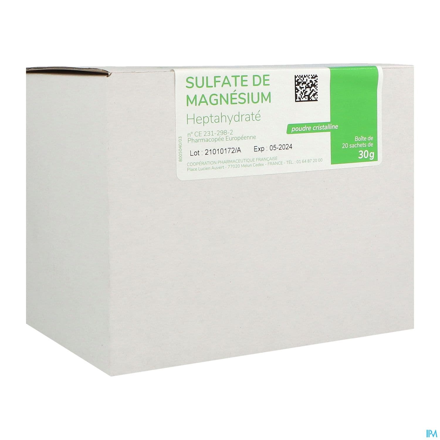 Cooper Sulfate Magnesium 30g Sachet 20