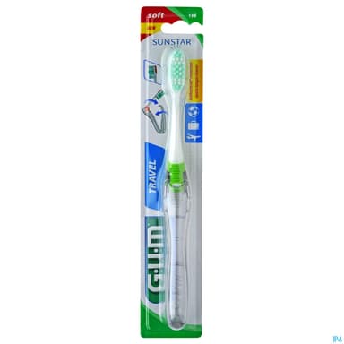 Gum brosse à dents de voyage souple (modèle 158)