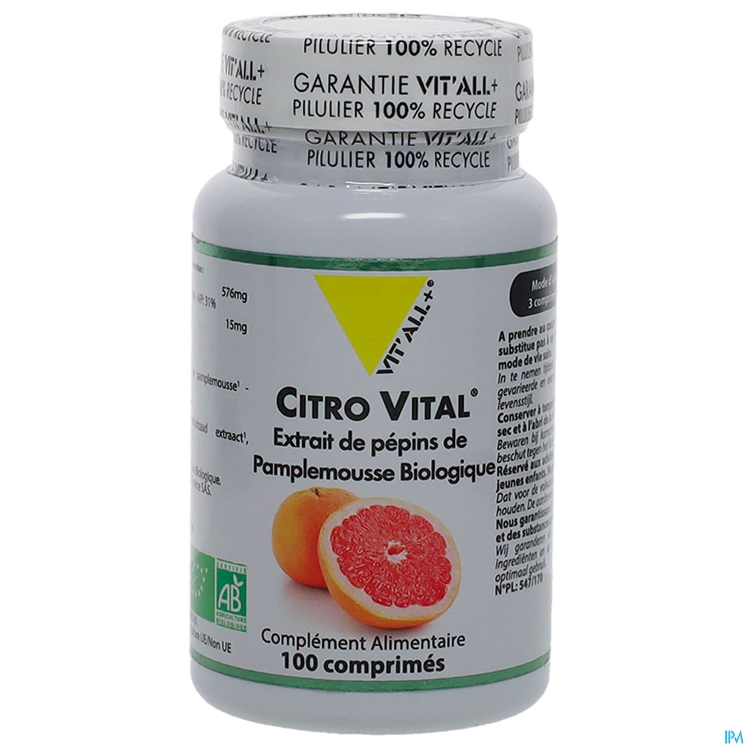 VIT ALL+ CITRO VITAL BIO CPR 100