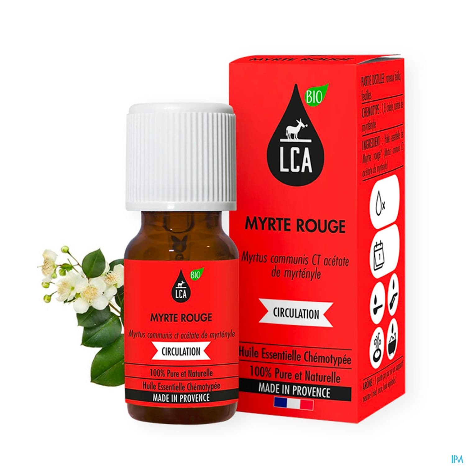 Lca Huile Essentielle De Myrte Rouge Bio 10ml
