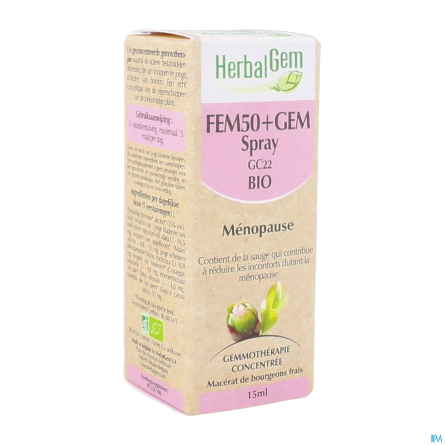 HERBALGEM FEM50+GEM BIO 15ML