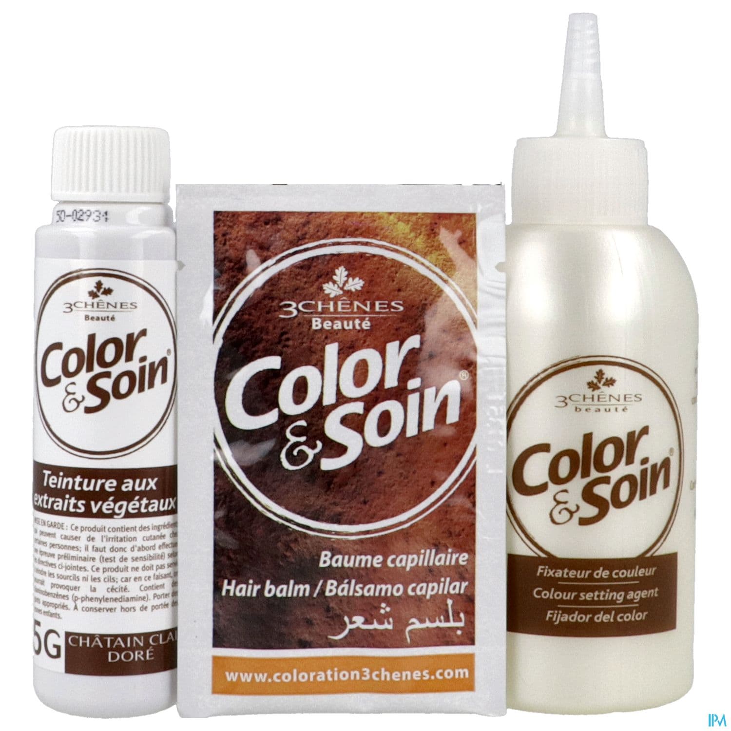3 CHENES COLOR/SOIN CHAT CL DORE5G