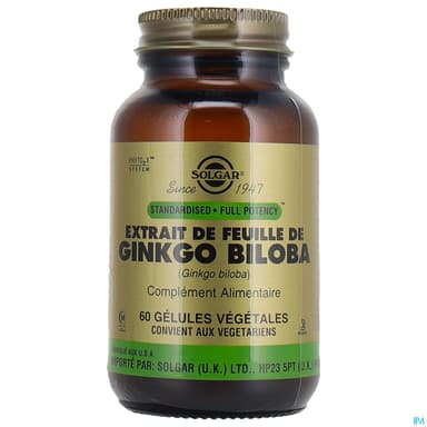 Solgar Sfp Ginkgo Biloba Gelule Vegetale 60