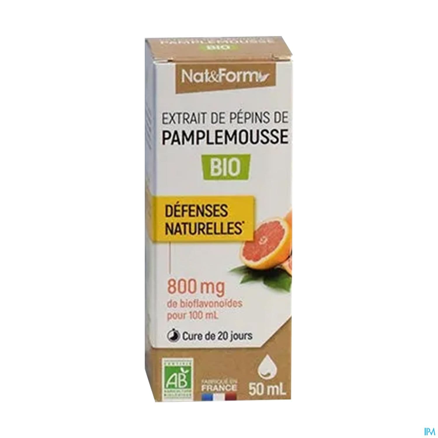 NAT&FORM BIO EXT PAMPLEM800MG 50ML