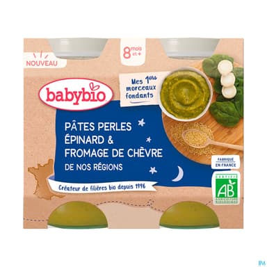 BABYBIO B/N PATE/EPIN/FROM 2X200G