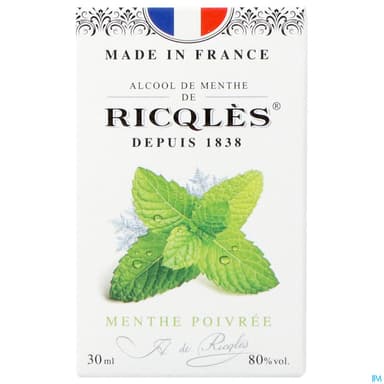 Ricqles Alcool De Menthe 30ml