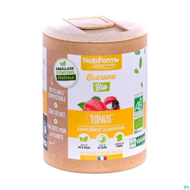 Nat Et Form Ecoresponsable Guarana Bio Gelule Vegetale 200
