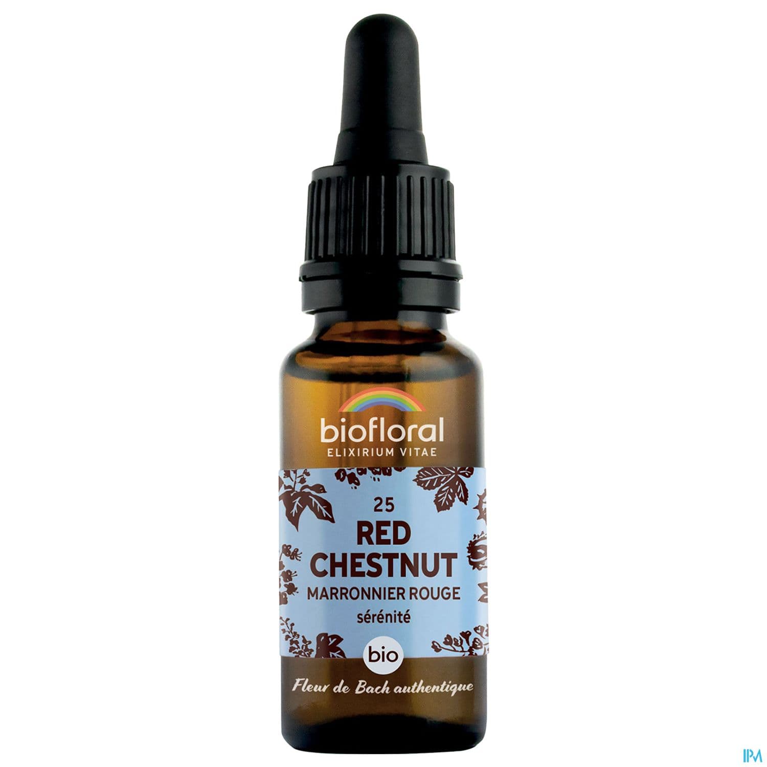 Biofloral 25 Red Chestnut Marronier Rouge Compte Gouttes Bio Demeter 20ml