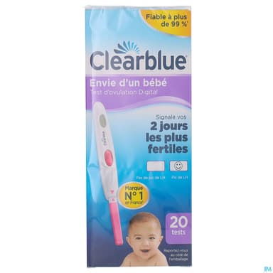 CLEARBLUE TEST OVUL DIGIT 1H 20
