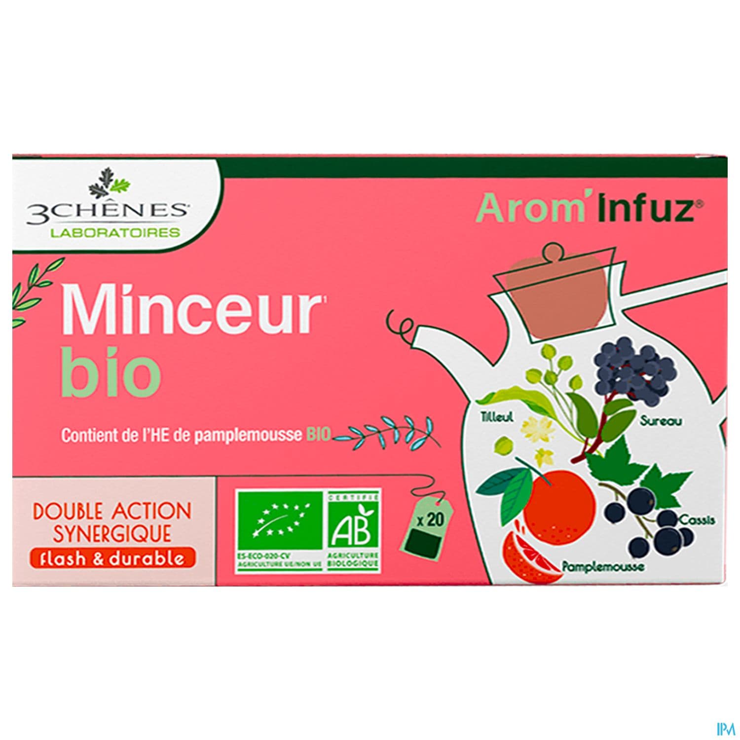 3 CHENES TIS BIO MINCEUR SACH 20
