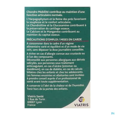 Viatris Chondro Mobilite Confort Articulaire Comprime 90