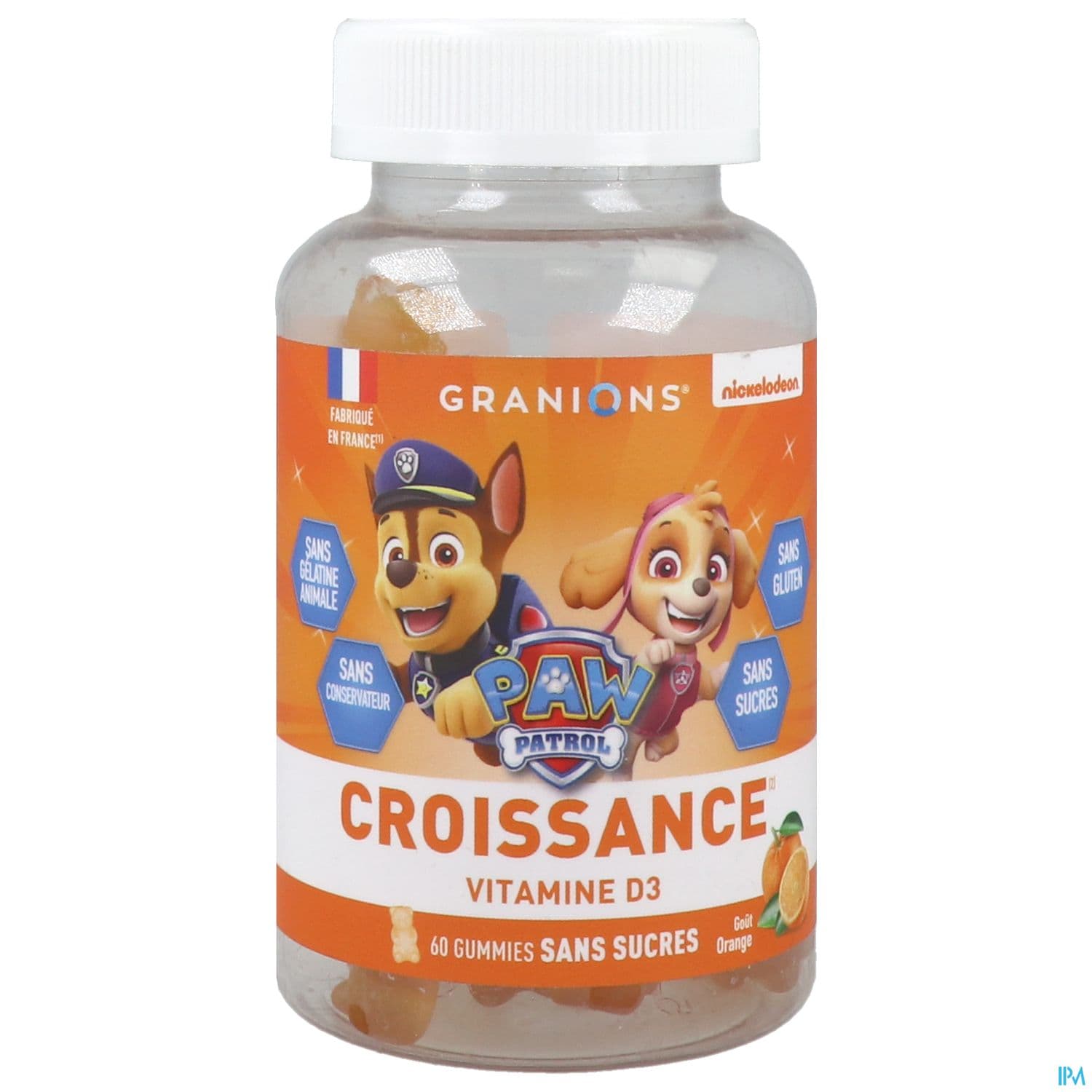 Granions Kid Gummies Croissance Pat Patrouille Orange 60