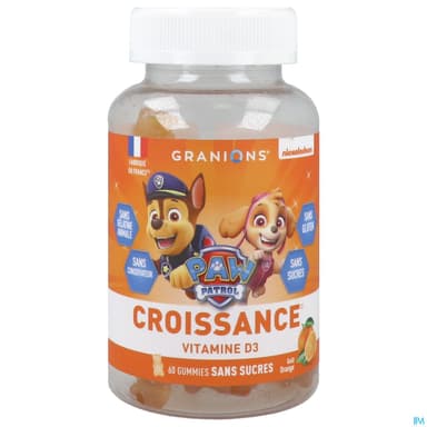 Granions Kid Gummies Croissance Pat Patrouille Orange 60