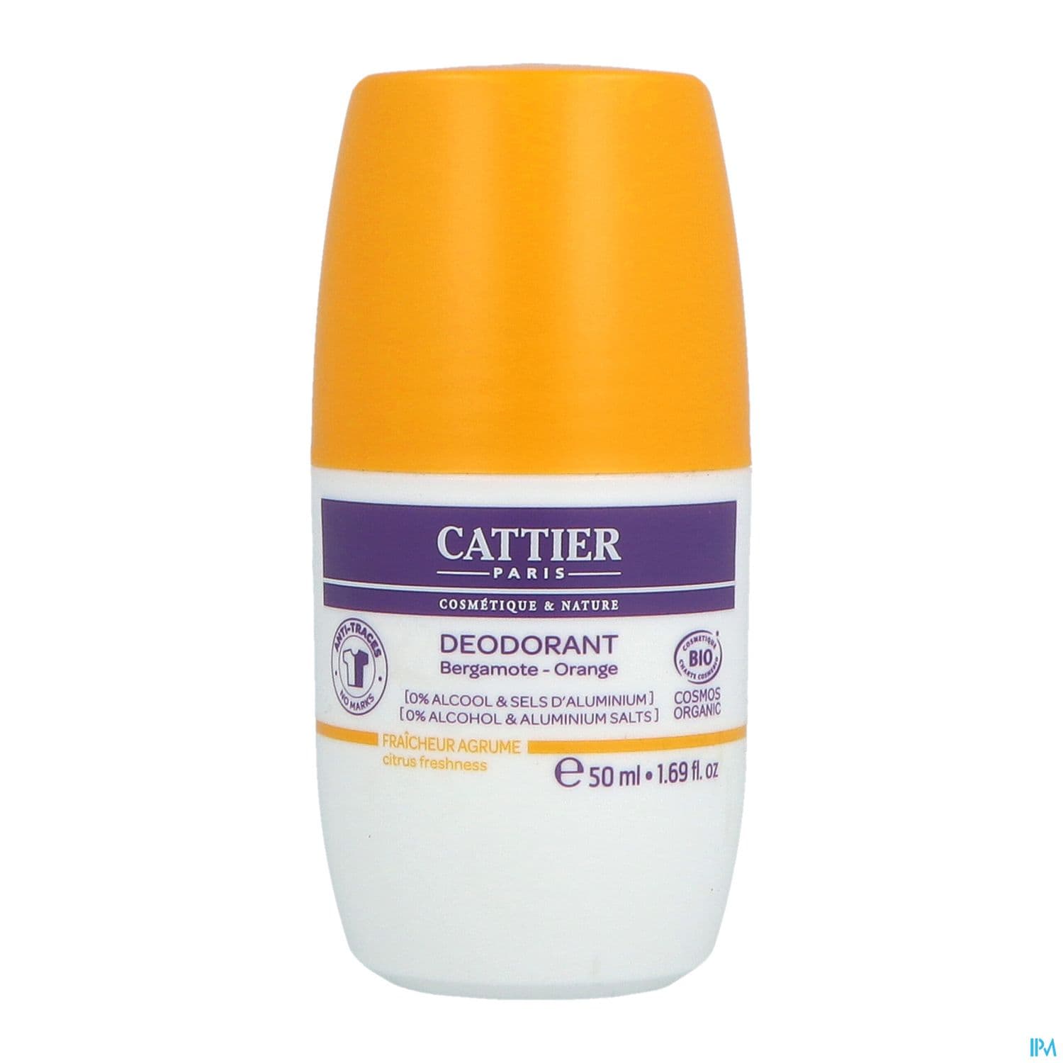 CATTIER DEO BERGAMOTE/ORANGE 50ML