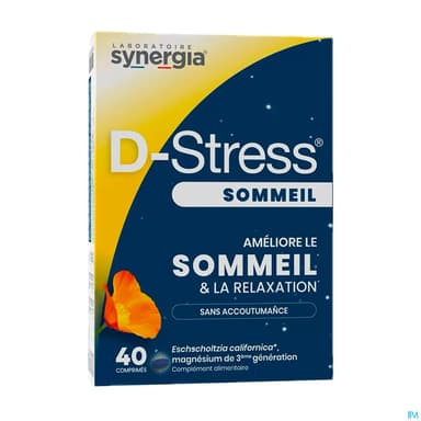 Synergia D Stress Sommeil Comprime 40