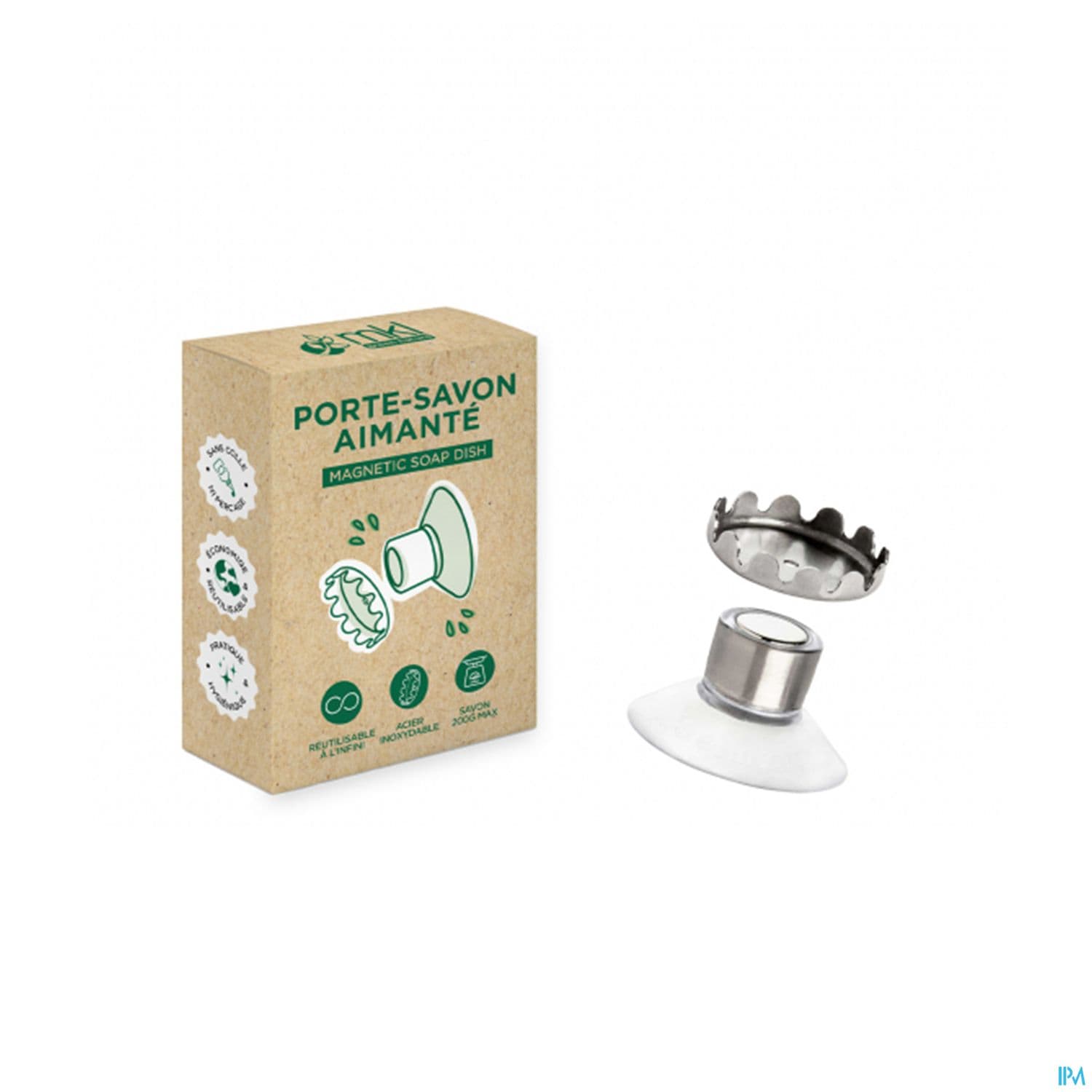 Mkl Green Nature Porte Savon Magnetique