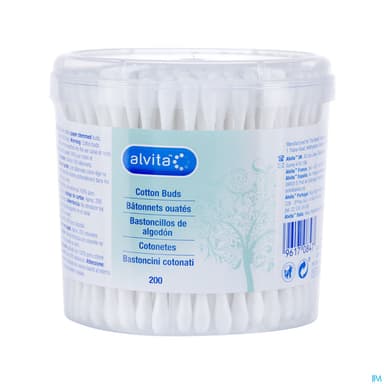 Alvita Coton Tige Batonnet 200