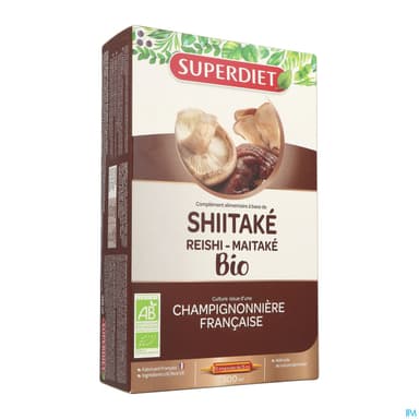 SUPERDIET SHIITAK/REISHI BIO AMP20