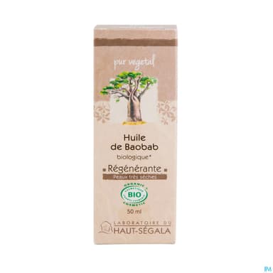 Laboratoire Du Haut-segala Huile Vegetale Bio De Baobab Biologique 50ml